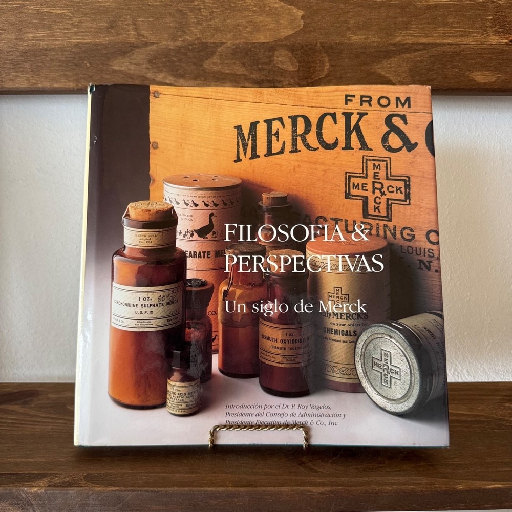 Values & Visions A Merck Century Spanish Edition Hardcover Coffee Table Book